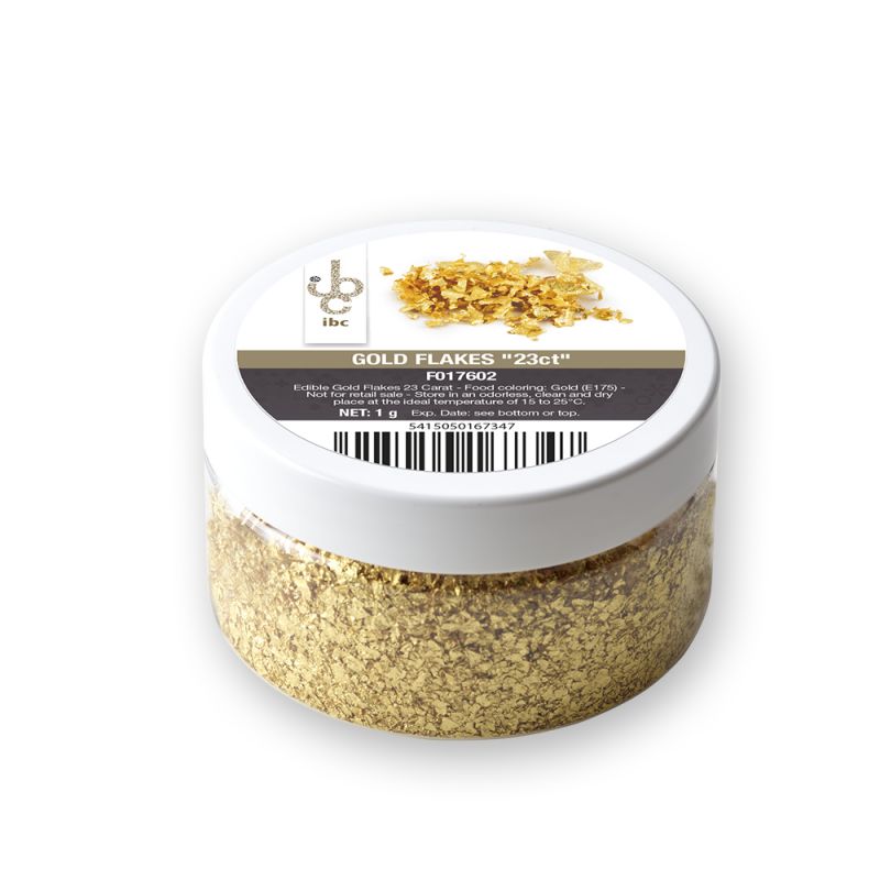 Ibc - Pure Goldflakes - Edible Gold Decorations 23ct. - 1gr